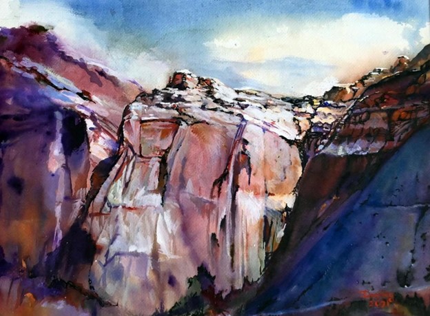 AATP 2021 Best of Show Crossing Cliffs by Heidi Darley