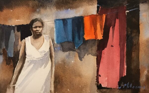 CVC March 2023 Workshop with Jeannie Millecam teaching Applying the Basics of Watercolor Painting